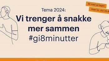Lenkje til artikkel: Vi må snakke meir saman:  #gi8minutter