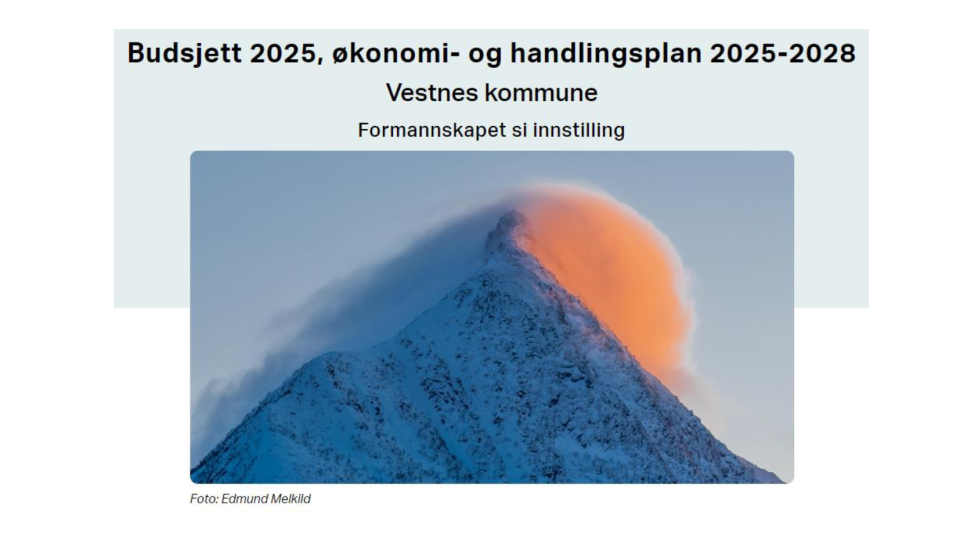 Lenkje til artikkel: Offentleg ettersyn/høyring - Budsjett 2025, økonomi- og handlingsplan 2025-2028